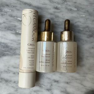 2 Vegamour Gro+ scalp serum and 1 Gro+ lash serum NEW unopened